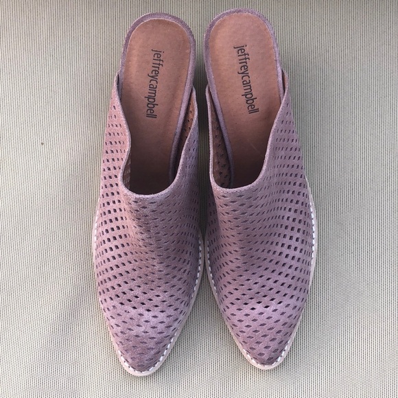 Anthropologie Shoes - Jeffrey Campbell Favela Perforated Mules